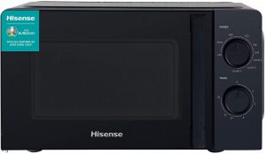 Microondas negro con grill Hisense