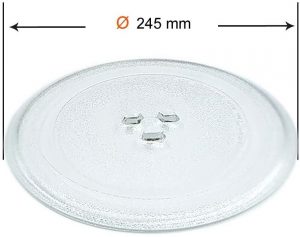 Plato para microondas 24,5 cm